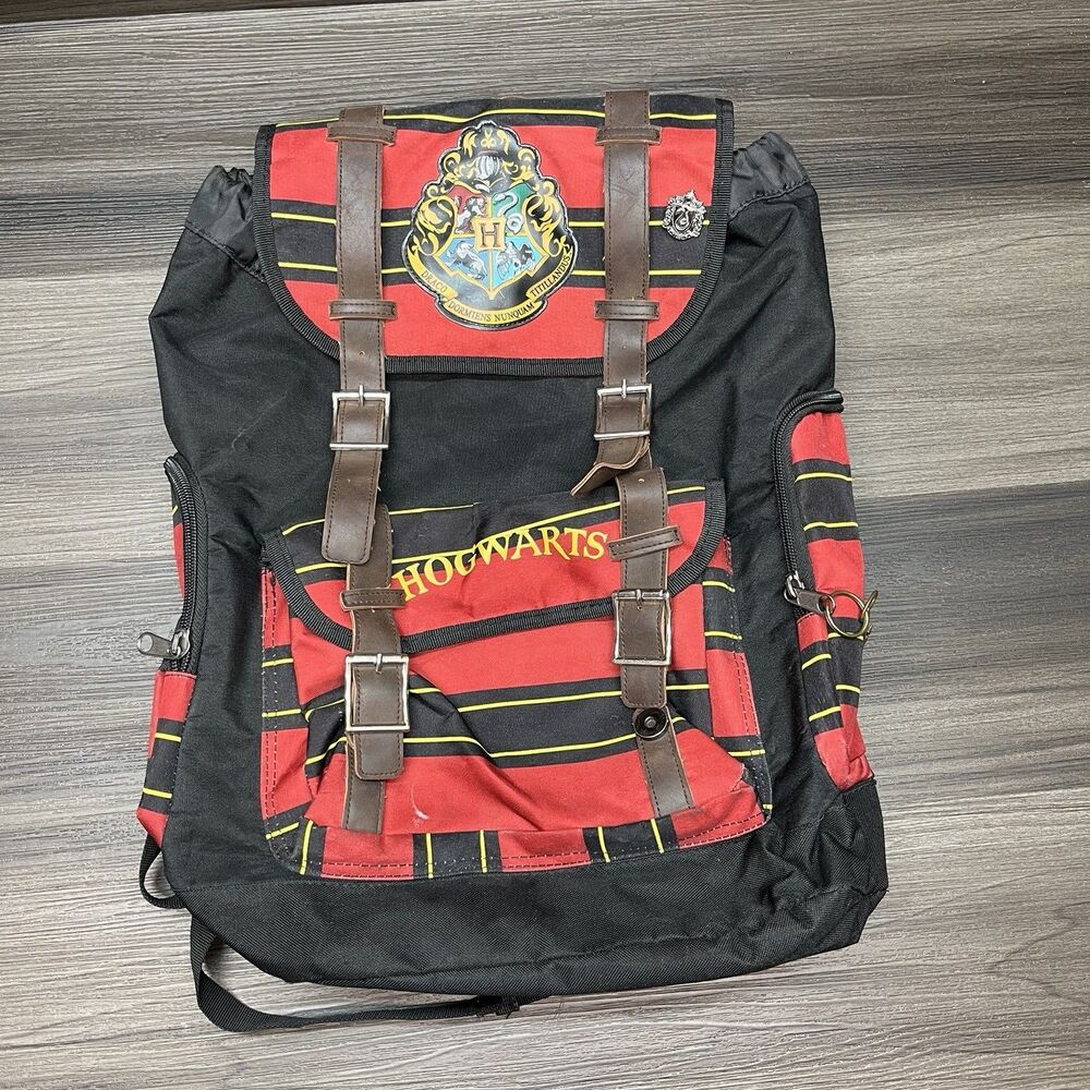 Harry Potter Hogwarts Gryffindor Backpack Drawstring Buckle School Travel Bag